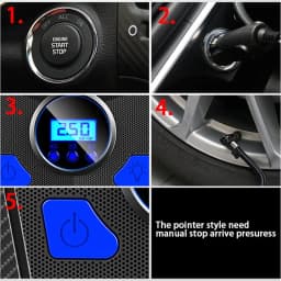 DC 12V Car Air Compressor Portable Tires Inflatable Pump Accessories Tire Tyre Inflator Mini Electric Auto on Car Air Compressor