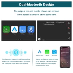 Wireless CarPlay for Ford Flex Taurus with Android Auto Interface Mirror Link AirPlay Car Play Functions support Reverse Camera