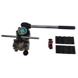 45 Degree Professional Brake pipe Flaring Tool Kit for Single, Bubble, and Double tube rolling , 3/16", 1/4", 5/16", 3/8"