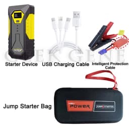 GKFLY 4000A Car Jump Starter Portable Power Bank 2000A Car Battery Booster 12V Auxiliary Starting Device for Diesel