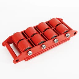 6/8/12 Ton Machinery Roller Mover Machine Dolly Skate Cargo Trolley Heavy Duty