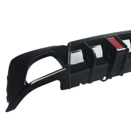 MagicKit For BMW 3Ser G20 G21 M Sport 2019-21 Competitive &Lamp Style Rear Diffuser Black