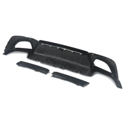 MagicKit For BMW 3Ser G20 G21 M Sport 2019-21 Competitive &Lamp Style Rear Diffuser Black