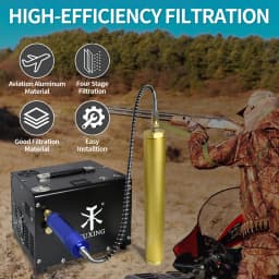 TUXING 4500Psi 300Bar 30Mpa Oil Water Filter High Pressure Diving Separator for Air Compressor Scuba Diving Charging