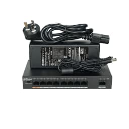 Dahua DH-S4500C-8ET1ET-DPWR 8-Port PoE Switch (Unmanaged), Support IEEE802.3af, IEEE802.3at Standard, POE Network Switch