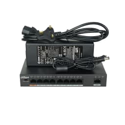 Dahua DH-S4500C-8ET1ET-DPWR 8-Port PoE Switch (Unmanaged), Support IEEE802.3af, IEEE802.3at Standard, POE Network Switch