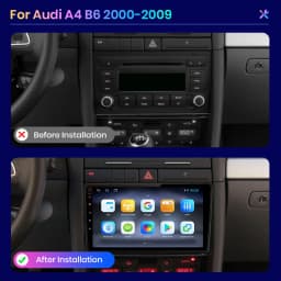 AWESAFE PX9 Plus Car Radio For Audi A4 B6 B7 2000 - 2009 Seat Exeo wireless CarPlay Android Auto No 2 din 2din DVD