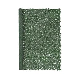 SucceBuy Ivy Privacy Fence Artificial Green Wall Screen with Strengthened Joint Faux Hedges Vine Leaf Decoration for Garden