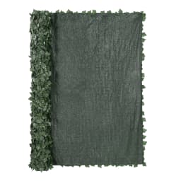 SucceBuy Ivy Privacy Fence Artificial Green Wall Screen with Strengthened Joint Faux Hedges Vine Leaf Decoration for Garden