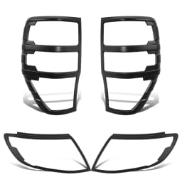Car Accessories headlight tail lights cover for Ford Ranger T6 2012 2013 2014 Wildtrak XL XLS XLT LIMITED Car Styling