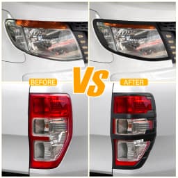 Car Accessories headlight tail lights cover for Ford Ranger T6 2012 2013 2014 Wildtrak XL XLS XLT LIMITED Car Styling