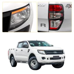 Car Accessories headlight tail lights cover for Ford Ranger T6 2012 2013 2014 Wildtrak XL XLS XLT LIMITED Car Styling