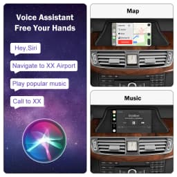 Wireless CarPlay for Mercedes Benz CLS W218 2011-2015 NTG4.5/4.7 with Android Auto Mirror Link AirPlay Bluetooth Siri Voice USB