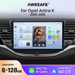 AWESAFE Wireless CarPlay Androidauto Android 13 Radio For Opel Astra K 2015 - 2019 GPS Navigation Stereo Car Intelligent Systems