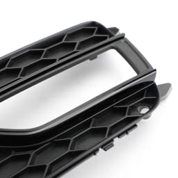 Artudatech Pair Front Fog Lamp Black Trim Grills Grill Fit AUDI A5 S-Line S5 2013-2016