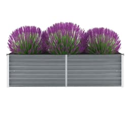 Metal Large Outdoor Garden Raised Bed for DIY Enthusiasts to Decorate Gardens Balconies Patios for Plants Vegetables Flowers Pot