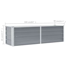 Metal Large Outdoor Garden Raised Bed for DIY Enthusiasts to Decorate Gardens Balconies Patios for Plants Vegetables Flowers Pot