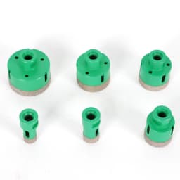 6PC Diamond Hole Saw Set(20/25/42/50/55/68MM) Professional Driller Heat-resist for Granite Stoneware Copper-iron Stainless Steel