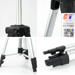 KaiTian Tripod for Laser Level Adjustable Height Thicken with Bracket Tilt Function Green/Red Line Level Laser Construction Tool