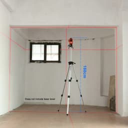 KaiTian Tripod for Laser Level Adjustable Height Thicken with Bracket Tilt Function Green/Red Line Level Laser Construction Tool