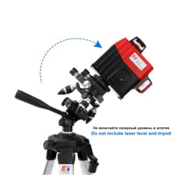 KaiTian Tripod for Laser Level Adjustable Height Thicken with Bracket Tilt Function Green/Red Line Level Laser Construction Tool
