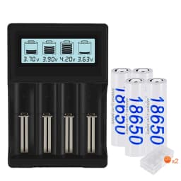 PALO 18650 Battery 3.7V 3200mAh 18650 Lithium Rechargeable Battery 32A High Current Li-ion Batteries for Flashlight