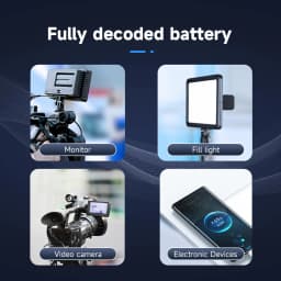 10800mAh NP-F980 NP-F990 F960 F970 Battery Power LED Power Bank Indicator Micro USB Charge for Sony PLM-100 CCD-TRV35 MVC-FD91