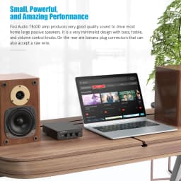 Fosi Audio 300Wx2 HiFi Sound Power Amplifier Upgrade New TB10D TPA3255 Class D Stereo Amp With Treble Bass For Home Speaker