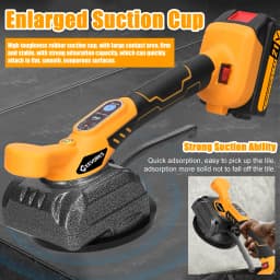 21V Automatic Tile Tiling Machine High Loading Capacity Wall Floor Tiles Laying Vibrating Tool Handheld Tile Leveller