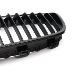 MagicKit Car Racing Grill Fit For BMW F20 F21 LCI 1 Series 1 Pair Front Kidney Grille 2011 2012 2013 2014 2015 Auto Accessories