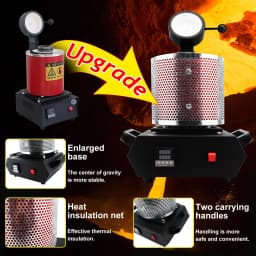3KG Digital Gold Melting Furnace Machine Heating Capacity 2100W Refining Precious Metal Silver Jewelry Casting Tool
