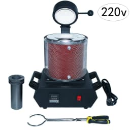 3KG Digital Gold Melting Furnace Machine Heating Capacity 2100W Refining Precious Metal Silver Jewelry Casting Tool