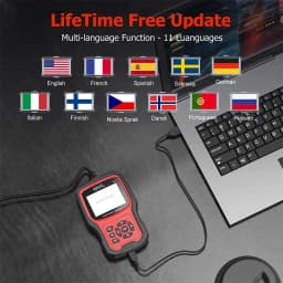 Ancel VD700 OBD2 Scanner Car Code Reader Full System Diagnostic Scan Tools EPB ABS DPF TPMS Oil Reset for VW Audi Skoda Seat
