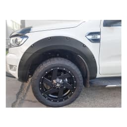 6'' Wheel Arch Extension Fender Flares for Ford Ranger Wildtrak Limited XLT XL 2015-2022 T7 T8 Models Dual Cab Mudguards
