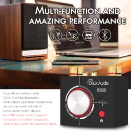Nobsound Mini Bluetooth Power Amplifier HiFi Digital Stereo Audio Headphone Amp