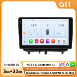 9" Hizpo 2Din Android14 Car Radio for Opel Corsa D 2007 - 2012 Hatchback Auto CarPlay 4G BT RDS DSP SWC GPS Snapdragon 6115