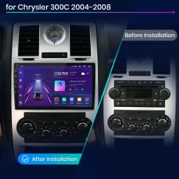 Junsun Car Radio For Chrysler 300C Aspen 2004 - 2008 wireless CarPlay Android Auto car intelligent systems No 2 din 2din DVD