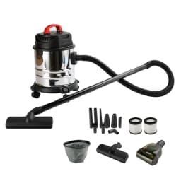 Artudatech 18L Steel Stainless Wet/Dry Canister Vac Shop Vacuum Cleaner 1800W, Industrial Vacuum Cleaner