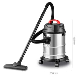 Artudatech 18L Steel Stainless Wet/Dry Canister Vac Shop Vacuum Cleaner 1800W, Industrial Vacuum Cleaner