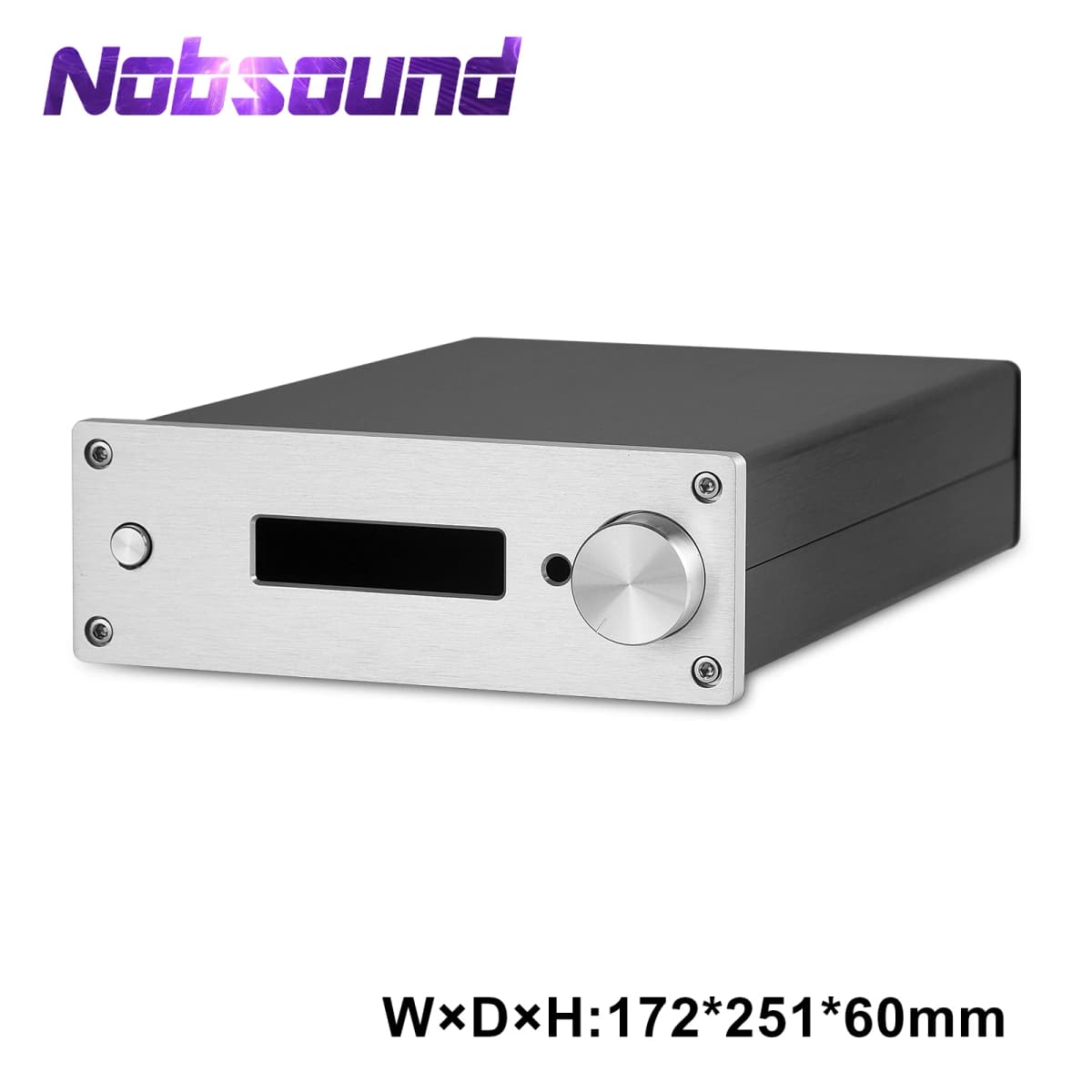 Nobsound HiFi DIY Amplifier Housing Aluminum Chassis Case Enclosure Preamplifier Cabinet
