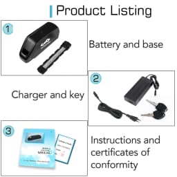 21700 EBike Battery Polly 48V 18.2 25Ah DP-9 DP-7 Case LIthium 18650 Pack for 1000W 500W 350W 250W Electric Bicycle Ba-fang Motor