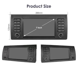 Hizpo 2Din 7-inch Android Car Radio for BMW E39 X5 E53 M5 1996 - 2007 Navigation GPS RDS DSP 4G BT CarPlay SWC UI7862 Multimedia