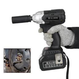 ALLSOME 1/2 in. Brushless Cordless 3-Speed Impact Wrench with 22mm Sleeve for 18V Makita Lithium Battery