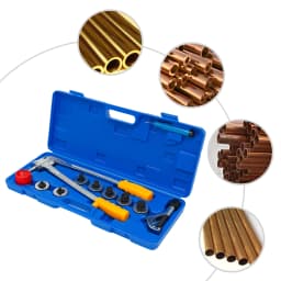 4-28mm Expander Tubes Kit Pliers 7 Head For Aluminum Copper Pipe + Box Press Tool Blue