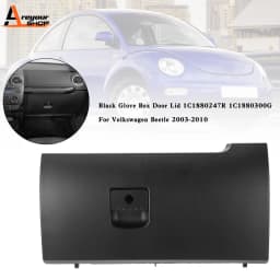 Areyourshop Black Glove Box Door Lid 1C1880247R 1C1880300G For Volkswagen Beetle 2003-2010