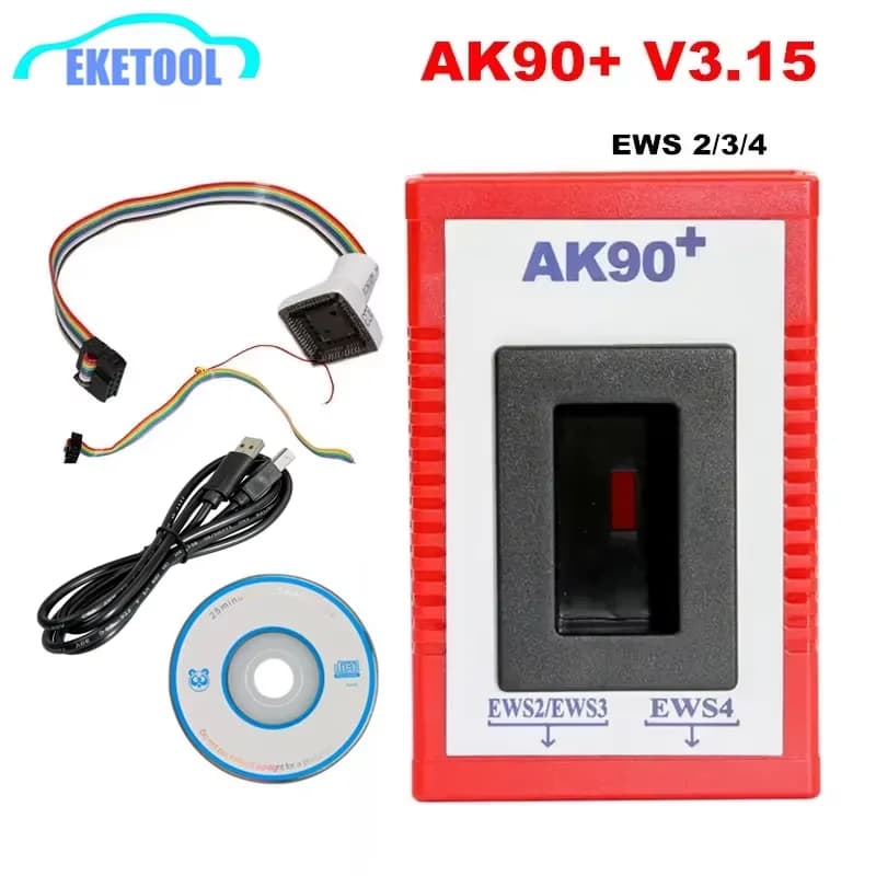 AK90+ Key Programmer EWS 2/3/4 Key Code Reader V3.19 Newest Version AK90 Key Maker Programming Scanner