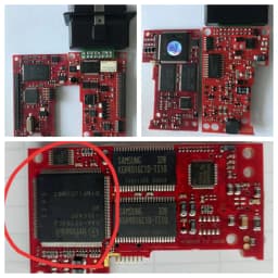 5054A V7.2.1 Red PCB Board OKI Full Chip AMB2300 Bluetooth Blue LED Programming Professional For AUDI/VW/Skoda/Seat 5054