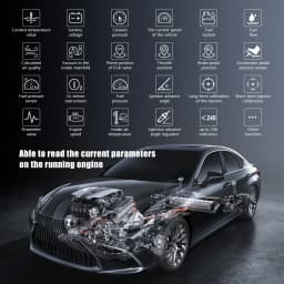 VD150 Bluetooth V9.0&V9.1 Double PCB TCS NEC Relays PRO+ V2021.10B V2021.11 OBDII Diagnosis Scanner Tool Used for Car/Truck