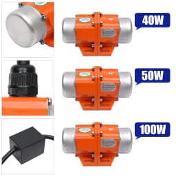 100W/50W/40W Ac Vibration Motor Vibrating Asynchronous Vibrator 220V 3000Rpm EU