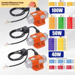 100W/50W/40W Ac Vibration Motor Vibrating Asynchronous Vibrator 220V 3000Rpm EU